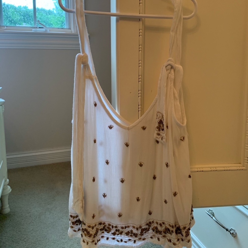 White tank top